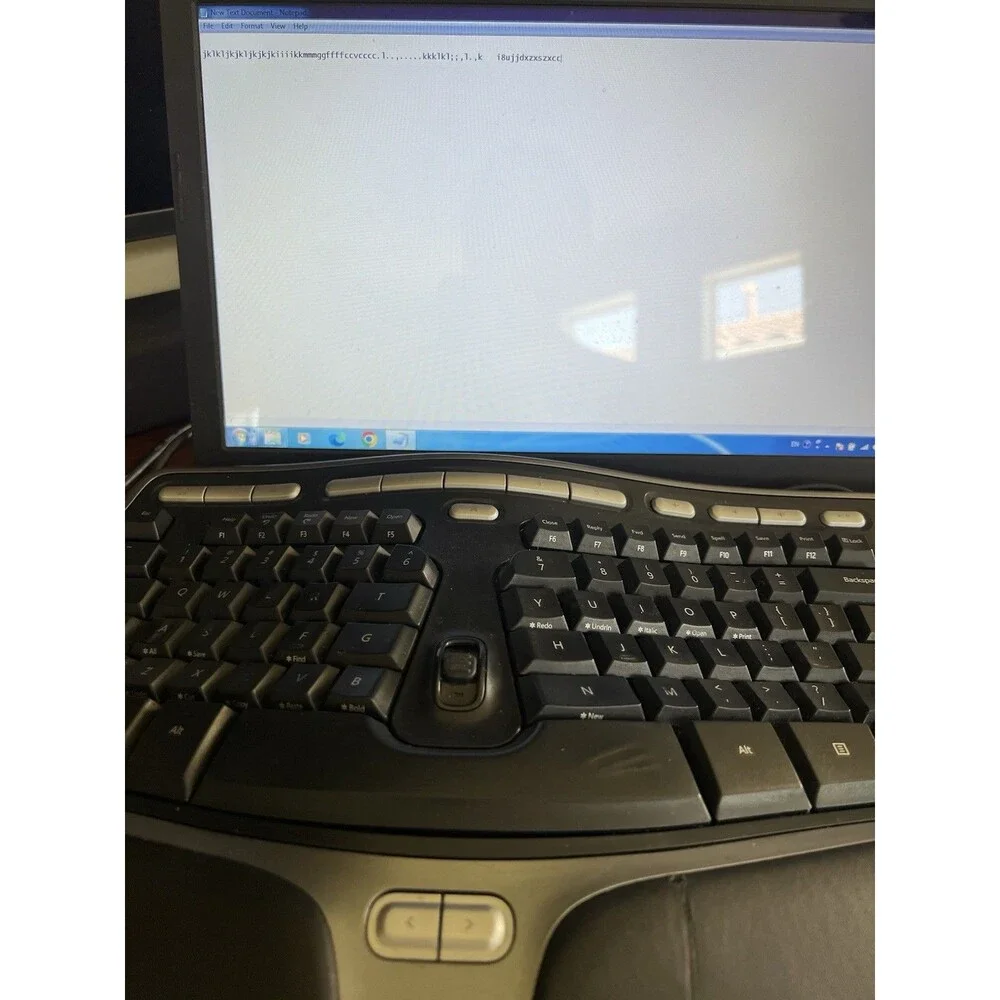 WORKS Microsoft Natural Ergonomic Keyboard USB 4000 v1.0 KU-0462 Tested 2019